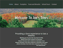 Tablet Screenshot of joestrees.com